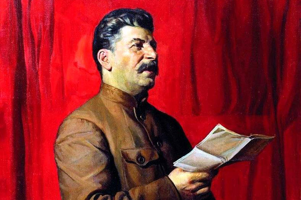 Isaac Brodsky. Portrait of J. Stalin. 1933. ROSIZO State Museum, Moscow